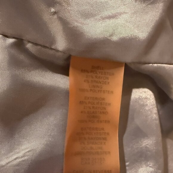 Calvin Klein Two Piece Charcoal Gray Suit - Jacket 12, Pants 12P - Picture 7 of 8